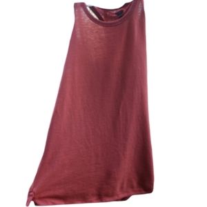 Aerie Burnt Orange Tank Top Sweater Dress
